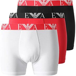 Emporio Armani Men's Grolg Monogram 3 Boxer Boxer Birks