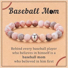 Baseball Bracelets for Women Baseball Gifts Accessories Baseballs Mom Shirts Stuff for Women Trendy 2025