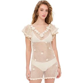 من أجل Love & Lemons Women's Betty Bouquet Mini Dress