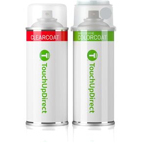 TouchUpDirect 1D6 Silver Sky Metallic Compatible With Toyota Exact Match Touch Up Paint Aerosol - Essential Kit