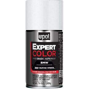 U-POL Expert Color, For BMW 300, Automotive Spray Paint, Professional Grade, Long-Lasting, Easy-To-Use, White III