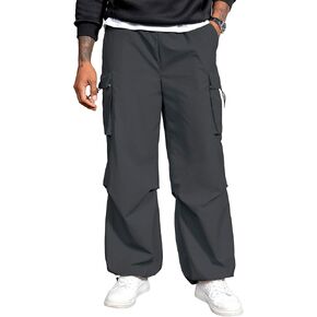 Zando Men's Cargo Pants Baggy Joggers Cargo Pant Oversized Trendy Casual Parachute Pants Mens Waterproof Hiking Pants in Saudi Arabia