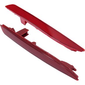 ApplianPar 2Pcs Rear Driver and Passenger Side Bumper Reflector light for Accord 2013 2014 2015