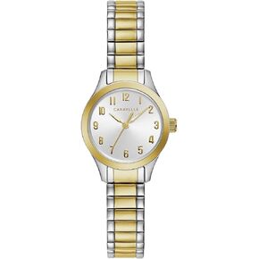 Caravelle by Bulova Ladies 'Mini Mini 3-Quartz Fand Watch ، علامات عربية ، 24 ملم