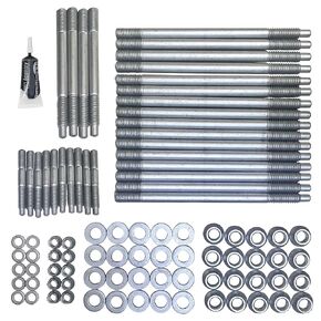 LS Cylinder Head Stud Kit | LS1 LS6 LS2 LQ9 (1997-2003) | High-Strength Chrome Moly Alloy | Dacromet Silver Coating