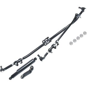 labwork Steering Linkage Pitman Arm Damper Drag Kit Replacement 6505623AA 5154661AC Replacement for Ram 1500 2500 3500 2003-2012