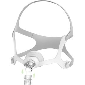 استبدال Airfit N20 ، Fit و Susta Fit و Ultra-Soft مع وسادة السيليكون المطورة ، مجموعة الأشرطة القابلة للتعديل للأنبوب السريع ، مستلزمات CPAP ذات القيمة الكبيرة-متوسطة