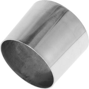 Motoforti Mandrel Exhaust Bend Elbow Concentric Reducer Car Exhaust Pipe Tubing Piping Adapter 4" OD to 4.5" OD 201 Stainless Steel Silver Tone