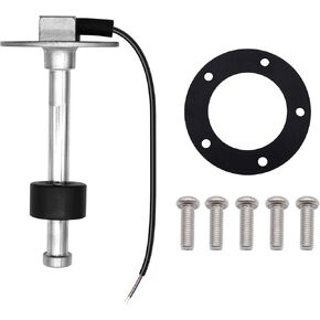 Marine Fuel Sending Unit 240-33 ohms 5"(130mm) for Boat Fuel Tank Sender Stainless Steel Fuel Lever Sending Units Water Fuel Gauge Sender for Car Truck Vehicle