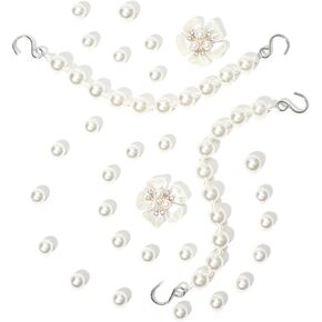 20Pcs Mermaid Shoe Charms for Girls, Dolphin, Shell, Pearls, Cute DIY Shoe Decoration Charms Accessories for Clog Sandals, Party Favor