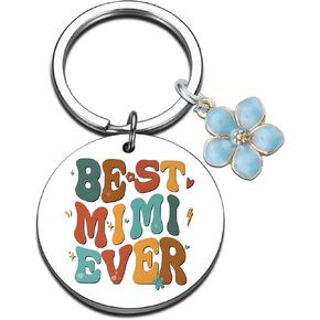 Mimi Gifts Best Mimi Ever Mothers Day Gifts For Mimi Christmas Birthday Present For Mimi Keychain Grandma Gift From Grandkids Gift For Mimi
