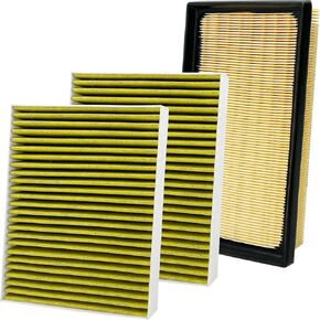 3PCS Cabin Engine Air Filter Kit Fits for 2018-24 Camry Hybrid,Avalon Hybrid,RAV4 Hybrid,Corolla,Highlander Hybrid,Sienna,Venza,COROLLA CROSS,ES300h,UX200,RX350h,NX450h+,CA12289,CF12157
