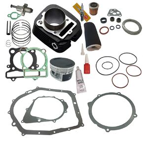 Cylinder Piston AIR Filter Oil Filter Gasket TOP END KIT Set FITS Yamaha Warrior 350 1987-2004, Raptor 350 2004-2011, Moto -4 350 87-95, Grizzly 350 07-11, Big Bear 350 4X4 2X4 89-96