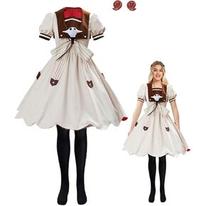 Gosbeliy Womens Nene Yashiro Cosplay Costume Toilet Bound Hanako kun Yashiro Dress with Accessories