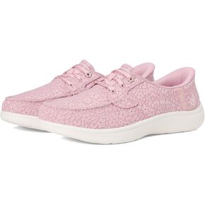 SKECHERS Women's Hands Free Slip-Ins On-The-Go Flex Radiant-Leilani Boat Shoe, Rose, 8