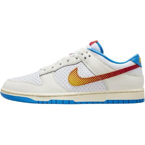 أحذية Nike Dunk Low Retro SE (HQ3613-133 ، SAIL/Tour Yellow/Photo Blue/University Red)