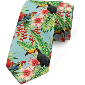 Ambesonne Multicolor Modern Men's Tie