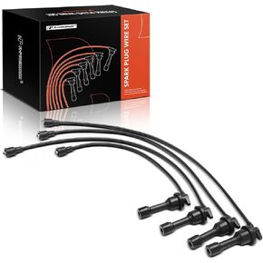 A-Premium 4PCS Spark Plug Wires Compatible with Mitsubishi Eclipse 1995-1999 2.0L, Galant 1994 2.4L & Eagle Talon 1995-1998 2.0L