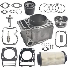 92mm Cylinder Piston Top End Kit fit for Polaris Ranger Sportsman Scrambler 500 1996-2012 Rep 3087221 3085526 3085634