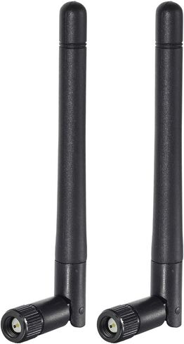 Bingfu Dual Band WiFi 2.4GHz 5GHz 5.8GHz 3dBi MIMO RP-SMA Male Antenna (10-Pack) for WiFi Router Wireless Network Card USB Adapter Security IP Camera Video Surveillance in Saudi Arabia
