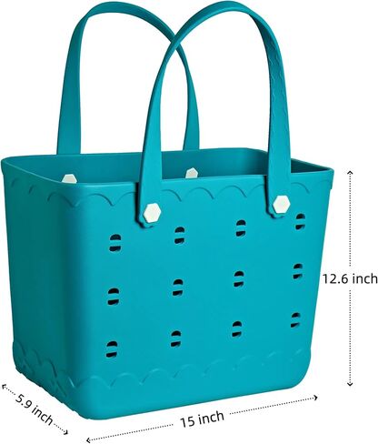 Waterproof Tote Bag for Beach, Pool, Boat.Lightweight Waterproof Washable Durable All Purpose Outdoor Tote Bag. in Saudi Arabia