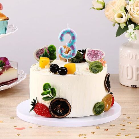 Mtlee 1 PCS Monster Birthday Candles Cake Cake Chedles Little Monster Cake Topper for Cartoon Monster Decortations Decorations Baby Shower Party Supplies (رقم 3) in Kuwait