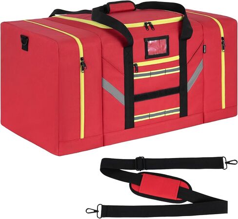 Firefighter Duffle Bag, Large Gear Storage Bag, Firefighter Gear Bag with Shoulder Strap in Kuwait