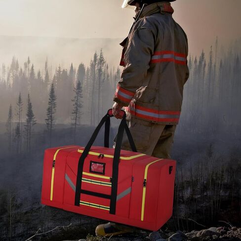 Firefighter Duffle Bag, Large Gear Storage Bag, Firefighter Gear Bag with Shoulder Strap in Kuwait