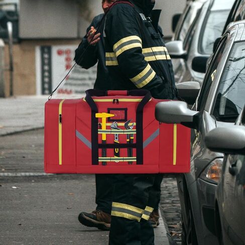 Firefighter Duffle Bag, Large Gear Storage Bag, Firefighter Gear Bag with Shoulder Strap in Kuwait