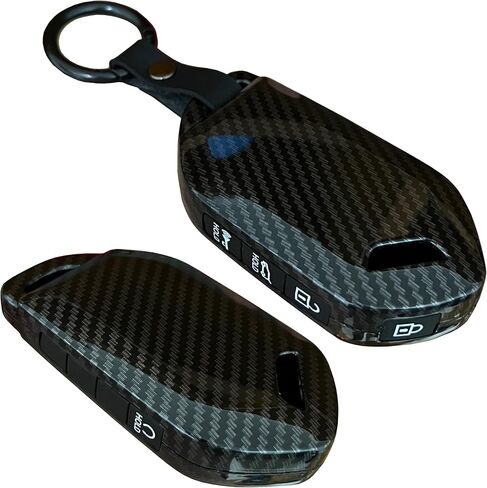 لغطاء KIA Key Fob Cover Shell Shell ABS Blastic Key Shell زر سيليكون مناسب لـ Kia Telluride Sorento 2023 2024 2025 (أسود) in Kuwait