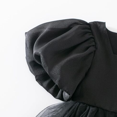 Tutu.kk Toddler Girls Casual Dress Puff Sleeve A-Line Swing Flared Party Birthday Formal Dresses in Kuwait