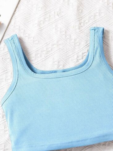 SOLY HUX Girl's Summer Sleeveless Cute Crop Tank Tops Fashion in Saudi Arabia