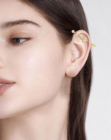 14G Enamel Daisy Flower Industrial Barbell Earring for Women Men 316L Surgical Stainless Steel Cubic Zirconia Crystal Flowers Screw Ball Cartilage Helix Stud Earrings Dainty Body Piercing Jewelry Gifts Long Bar 38mm in Saudi Arabia