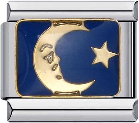 9mm Charm for Italian Charm Bracelet, Stainless Steel DIY Jewelry Chain Links,Sky in Saudi Arabia