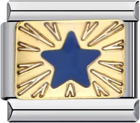 9mm Charm for Italian Charm Bracelet, Stainless Steel DIY Jewelry Chain Links,Sky in Saudi Arabia