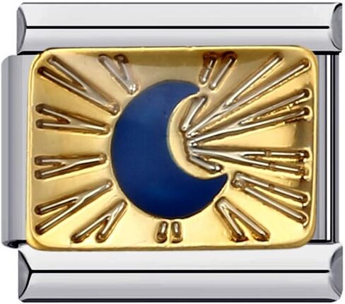 9mm Charm for Italian Charm Bracelet, Stainless Steel DIY Jewelry Chain Links,Sky in Saudi Arabia