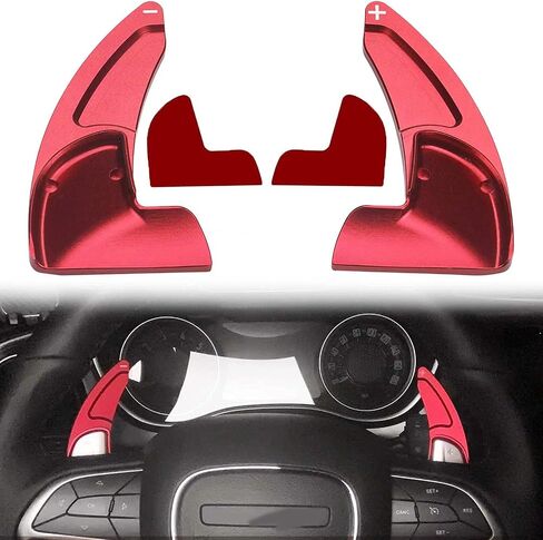 Bentolin Steering Wheel Shift Paddle Extended Shifter Trim Cover for Dodge Challenger Charger Durango RT & Scat Pack 2015-2021, Interior Decoration Accessories for Jeep Grand Cherokee 2014-2021 in Kuwait