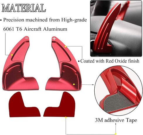 Bentolin Steering Wheel Shift Paddle Extended Shifter Trim Cover for Dodge Challenger Charger Durango RT & Scat Pack 2015-2021, Interior Decoration Accessories for Jeep Grand Cherokee 2014-2021 in Kuwait