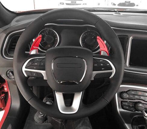 Bentolin Steering Wheel Shift Paddle Extended Shifter Trim Cover for Dodge Challenger Charger Durango RT & Scat Pack 2015-2021, Interior Decoration Accessories for Jeep Grand Cherokee 2014-2021 in Kuwait