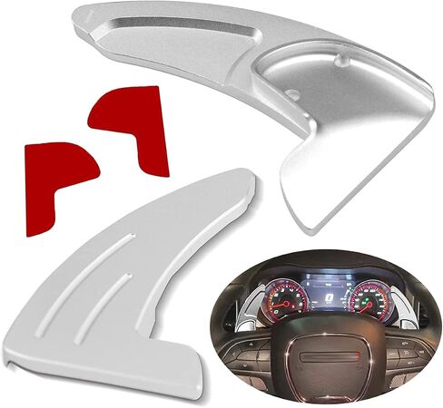 Bentolin Steering Wheel Shift Paddle Extended Shifter Trim Cover for Dodge Challenger Charger Durango RT & Scat Pack 2015-2021, Interior Decoration Accessories for Jeep Grand Cherokee 2014-2021 in Kuwait
