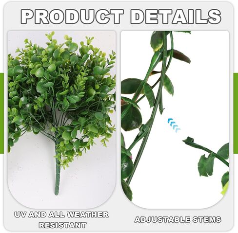 2pcs نباتات معلقة وهمية 3.6 قدم وهمية الأوكالبتوس كرمة ، مصنع معلق مزيف لحفل الزفاف غرفة البيت الفناء ديكور داخلي في الهواء الطلق (لا سلال) in Saudi Arabia