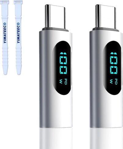 USB C to USB 3.0 Adapter, Zinc Alloy USB A to Type C Adapter with 10Gbps High-Speed Data Transfer PD 120W Stable Charging for Laptop, Phone, PC (2 Pack) in Saudi Arabia