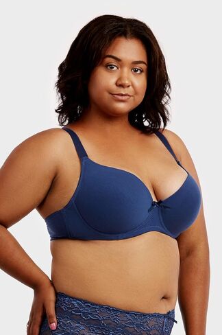 Mamia Women's Basic Plain Bras, Size 30A Thru 46DDD, Pack of 6 in Saudi Arabia