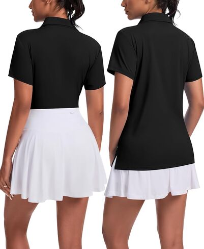JoyGirl Womens Golf Shirt Polo Shirts Short Sleeve Collared Tops UPF 50+ Button Down Tennis Shirts in Saudi Arabia