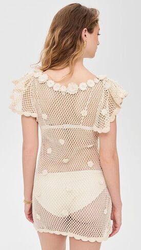 For Love & Lemons Women's Betty Bouquet Knit Mini Dress in Saudi Arabia