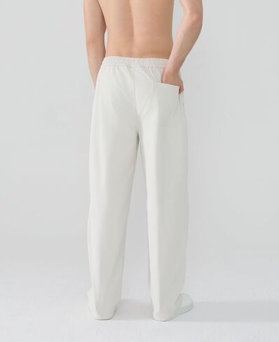 Susclude Mens Baggy Pants Wide Leg Summer Casual Pants Y2k Lightweight Elastic Waist Drawstring 2025 Trendy Pants in Saudi Arabia