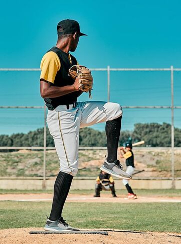 Duufin 8 Pairs Mens Baseball Socks Softball Knee-High Athletic Soccer Socks for Youth Adult in Saudi Arabia