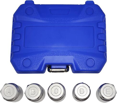 5PCS Wheel Lock Nut Key Removal Kit for Tesla Model 3 & Model Y & Model X & Model S & Cybertruck, Wheel Lock Nut Socket Adapter Set, Wheel Anti-Theft Lug Nut Removal Tool, OEM 1505610-00-A in Saudi Arabia