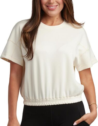 Tops Spyder Womens Crops - UPF 30+ قصيرة الأكمام من طاقم الطيران ، قمم القمصان المحصورة للنساء (الأحجام: S -XL) in Saudi Arabia