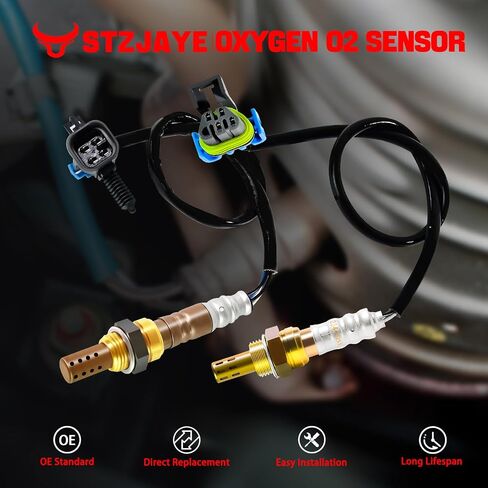 2Pcs Oxygen O2 Sensor 234-4242 234-4251, Automotive Replacement 02 Sensors Upstream Downstream Compatible with Chevrolet/Chevy for Equinox 2.4L 2010 2011 2012 2013 2014, for GMC/Terrain 2.4L in Saudi Arabia